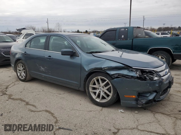2011 Ford Fusion SEL with VIN 3FAHP0JA0BR334379, listed as a Copart auction lot 48172745 with 91,445 mi miles and Salvage Title. Bid and sale history available at carsss.com. Image 4.