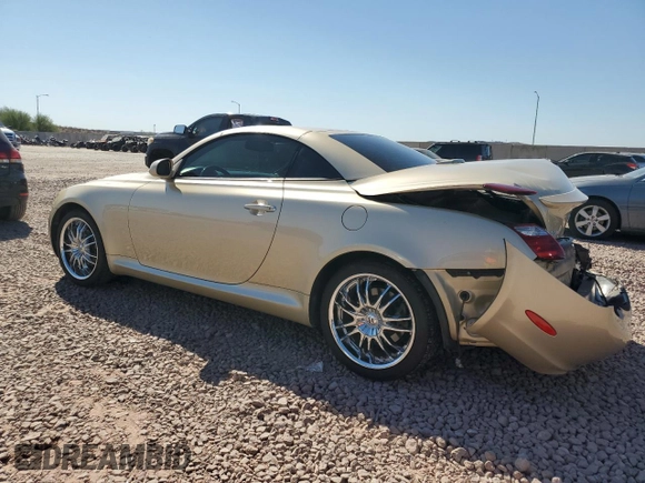 2006 Lexus SC 430 with VIN JTHFN48Y669007583, listed as a Copart auction lot 75931734 with 92,044 mi miles and Salvage Title. Bid and sale history available at DreamBid. Image 2.