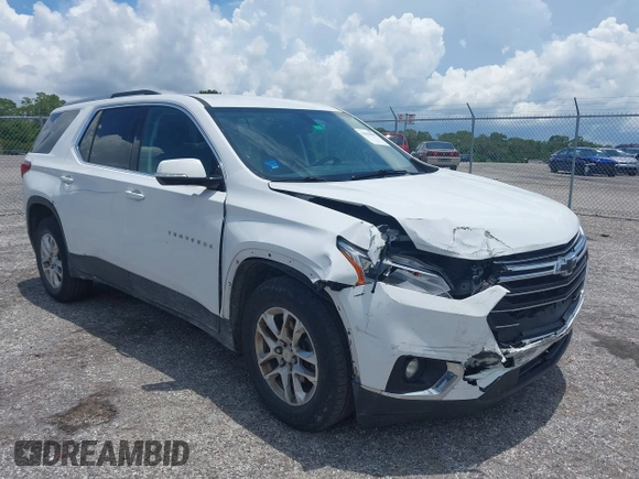 2018 Chevrolet Traverse LT Cloth with VIN 1GNERGKW0JJ185871, listed as a IAAI auction lot 42559907 with 110,722 mi miles and . Bid and sale history available at DreamBid. Image 1.
