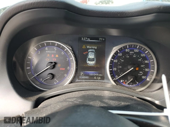 2014 Infiniti Q50 Premium with VIN JN1BV7AP7EM683087, listed as a Copart auction lot 52644335 with 189,344 mi miles and Salvage Title. Bid and sale history available at carsss.com. Image 9.