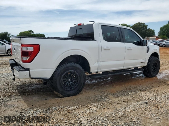 2021 Ford F-150 XL with VIN 1FTFW1ED9MFC67912, listed as a Copart auction lot 61664075 with 58,999 mi miles and Salvage title. Bid and sale history available at DreamBid. Image 3.