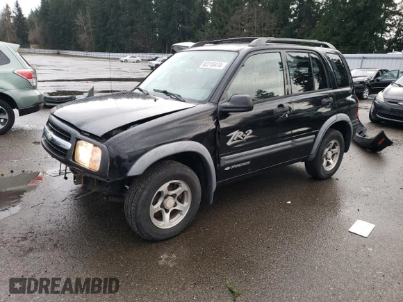2003 Chevrolet Tracker ZR2 z VIN 2CNBJ734736946410, wystawiony jako Copart lot #82210474 z przebiegiem 61 414 mil mil oraz Szkoda całkowita • Salvage title. Historia ofert i sprzedaży dostępna na DreamBid. Obrazek 1.