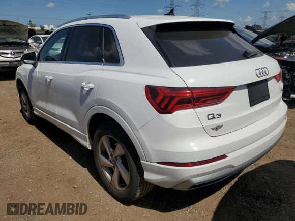 2020 Audi Q3 Premium with VIN WA1AECF32L1032479, listed as a Copart auction lot 63479405 with 94,368 mi miles and Clean title. Bid and sale history available at DreamBid. Image 2.
