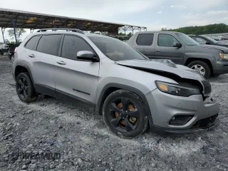 2021 Jeep Cherokee Latitude Plus with VIN 1C4PJLLB8MD112568, listed as a Copart auction lot 53832485 with 128,186 mi miles and Salvage title. Bid and sale history available at DreamBid. Image 4.