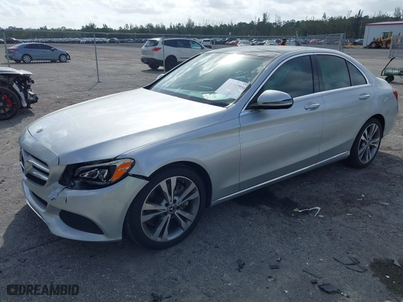 2017 Mercedes-Benz C-Class C 300 with VIN WDDWF4JB6HR304656, listed as a IAAI auction lot 41704956 with 72,565 mi miles. Bid and sale history available at carsss.com. Image 18.