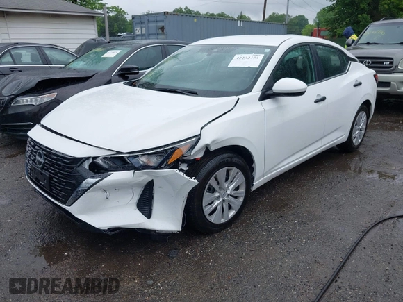 2024 Nissan Sentra S with VIN 3N1AB8BV0RY309026, listed as a IAAI auction lot 42232473 with 7,477 mi miles and . Bid and sale history available at DreamBid. Image 6.