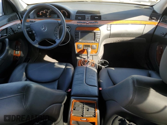 2003 Mercedes-Benz S-Class 4.3L with VIN WDBNG70J73A353125, listed as a Copart auction lot 73850844 with 142,282 mi miles and Clean Title. Bid and sale history available at carsss.com. Image 8.