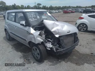2013 Kia Soul with VIN KNDJT2A54D7765498, listed as a IAAI auction lot 36541193 with 123,835 mi miles and . Bid and sale history available at DreamBid. Image 1.