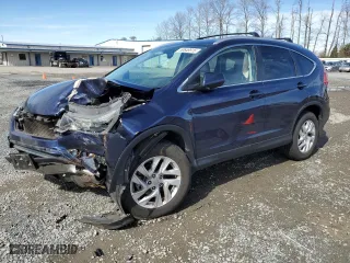 2016 Honda CR-V EX-L with VIN 2HKRM4H72GH648585, listed as a Copart auction lot 50649915 with 91,640 mi miles and Salvage Title. Bid and sale history available at carsss.com. Image 1.