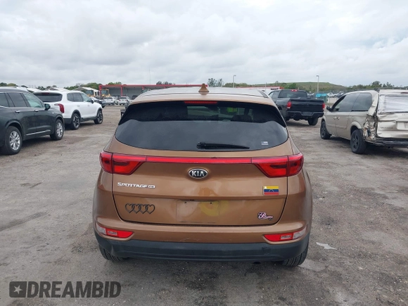 2018 Kia Sportage LX with VIN KNDPM3AC9J7481047, listed as a IAAI auction lot 41636184 with 160,385 mi miles. Bid and sale history available at carsss.com. Image 16.
