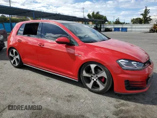 2016 Volkswagen Golf GTI SE with VIN 3VW5T7AU2GM016597, listed as a Copart auction lot 72164374 with 61,789 mi miles and Non Repairable. Bid and sale history available at carsss.com. Image 4.