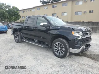 2022 Chevrolet Silverado 1500 LT with VIN 3GCPACEK2NG615059, listed as a Copart auction lot 48436815 with 42,131 mi miles and Salvage Title. Bid and sale history available at carsss.com. Image 4.