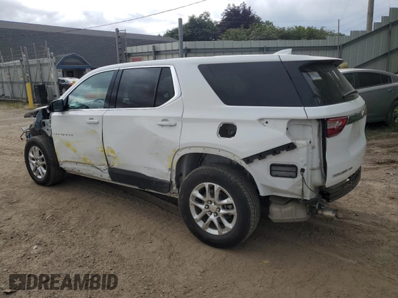 2020 Chevrolet Traverse LS with VIN 1GNEVFKW5LJ260198, listed as a Copart auction lot 65166815 with 76,553 mi miles and Clean title. Bid and sale history available at DreamBid. Image 2.