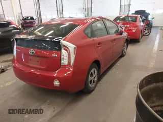 2015 Toyota Prius Four with VIN JTDKN3DUXF0466312, listed as a IAAI auction lot 41556508 with 54,911 mi miles. Bid and sale history available at carsss.com. Image 4.
