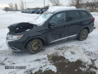 2017 Mitsubishi Outlander SE z VIN JA4JZ3AX2HZ601323, wystawiony jako Copart lot #43418195 z przebiegiem Nie podano mil oraz Szkoda całkowita • Salvage title. Historia ofert i sprzedaży dostępna na DreamBid. Obrazek 1.