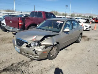 2006 Hyundai Elantra GLS with VIN KMHDN46D36U283138, listed as a Copart auction lot 46847595 with 110,521 mi miles and Salvage Title. Bid and sale history available at carsss.com. Image 1.