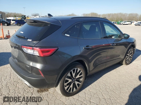 2020 Ford Escape SE Sport Hybrid with VIN 1FMCU0BZ1LUC14713, listed as a Copart auction lot 48521824 with 49,549 mi miles and Salvage Title. Bid and sale history available at carsss.com. Image 3.