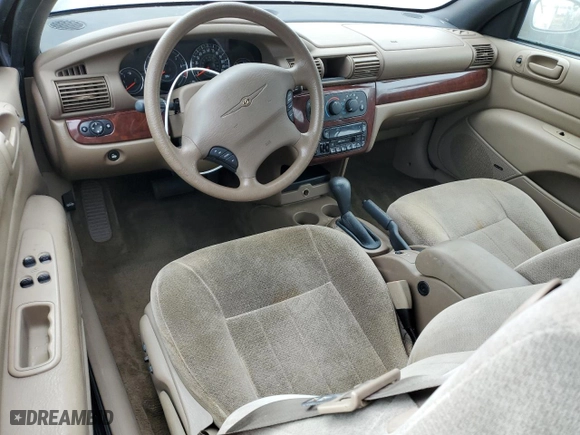 2002 Chrysler Sebring LX with VIN 1C3EL45X32N138927, listed as a Copart auction lot 75930324 with 47,350 mi miles and Non Repairable. Bid and sale history available at carsss.com. Image 8.