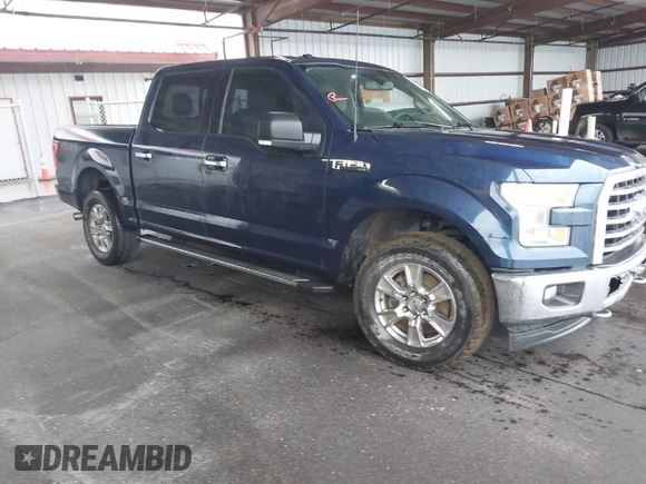 2017 Ford F-150 XL with VIN 1FTEW1EF5HKC01979, listed as a IAAI auction lot 41942328 with 141,536 mi miles. Bid and sale history available at carsss.com. Image 1.