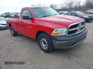 2011 Ram 1500 ST with VIN 3D7JV1EP5BG528333, listed as a IAAI auction lot 41977238 with 174,235 mi miles. Bid and sale history available at carsss.com. Image 1.
