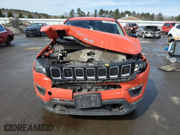 2021 Jeep Compass Sport z VIN 3C4NJDAB1MT500431, wystawiony jako Copart lot #51666125 z przebiegiem Nie podano mil oraz Szkoda całkowita • Salvage title. Historia ofert i sprzedaży dostępna na DreamBid. Obrazek 5.