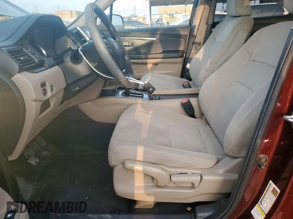 2016 Honda Pilot LX with VIN 5FNYF6H1XGB052815, listed as a Copart auction lot 51509745 with 35,343 mi miles and Clean Title. Bid and sale history available at carsss.com. Image 7.