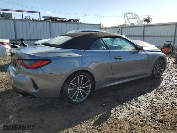 2024 BMW 4 Series 430i with VIN WBA23AT07RCR83768, listed as a Copart auction lot 81619294 with 0 mi miles and Clean Title. Bid and sale history available at carsss.com. Image 3.