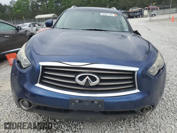 2013 Infiniti FX with VIN JN8CS1MW3DM174322, listed as a Copart auction lot 54331155 with Not provided miles and Salvage title. Bid and sale history available at DreamBid. Image 5.
