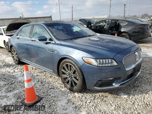2019 Lincoln Continental Reserve with VIN 1LN6L9NPXK5602112, listed as a Copart auction lot 88939925 with 95,940 mi miles and Salvage Title. Bid and sale history available at carsss.com. Image 4.