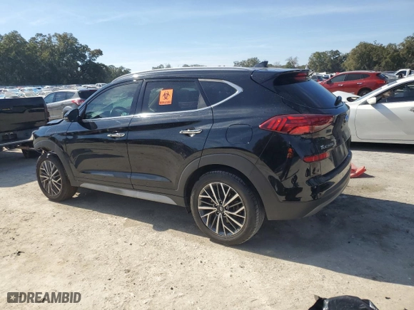 2021 Hyundai Tucson Limited with VIN KM8J33AL7MU314163, listed as a Copart auction lot 43007875 with 71,587 mi miles and Salvage Title. Bid and sale history available at carsss.com. Image 2.