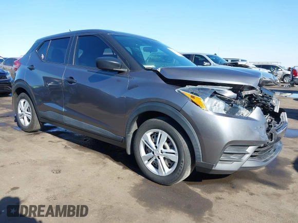 2020 Nissan Kicks S with VIN 3N1CP5BV5LL550531, listed as a IAAI auction lot 41388875 with 23,865 mi miles. Bid and sale history available at carsss.com. Image 1.