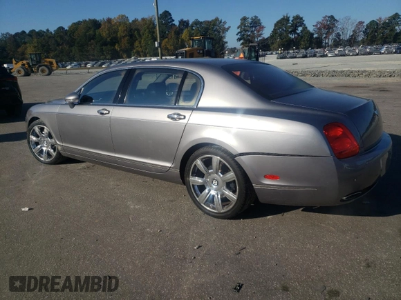 2007 Bentley Flying Spur with VIN SCBBR93W47C040550, listed as a Copart auction lot 77218514 with 39,492 mi miles and Salvage Title. Bid and sale history available at DreamBid. Image 2.