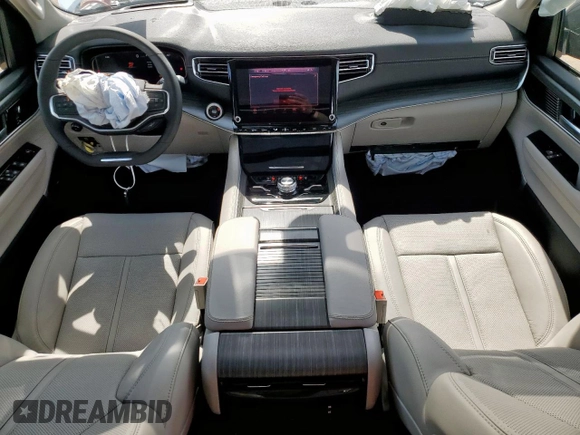 2024 Jeep Wagoneer Series II with VIN 1C4SJSBP8RS141198, listed as a Copart auction lot 65029925 with 318 mi miles and Salvage title. Bid and sale history available at DreamBid. Image 8.