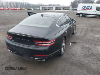2022 Genesis G80 2.5T with VIN KMTGB4SC7NU131743, listed as a IAAI auction lot 41466806 with 28,618 mi miles and . Bid and sale history available at DreamBid. Image 4.