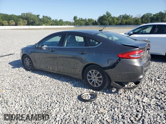 2017 Ford Fusion S with VIN 3FA6P0G75HR411128, listed as a Copart auction lot 52866405 with 80,706 mi miles and Non Repairable. Bid and sale history available at DreamBid. Image 2.