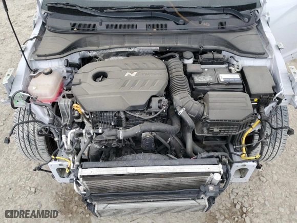 2022 Hyundai Kona N with VIN KM8KH3AC5NU003953, listed as a Copart auction lot 48776655 with 19,574 mi miles and Salvage Title. Bid and sale history available at carsss.com. Image 11.
