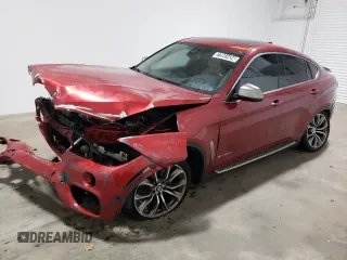 2018 BMW X6 sDrive35i with VIN 5UXKU0C56J0G80834, listed as a Copart auction lot 77041434 with 0 mi miles and Clean Title. Bid and sale history available at carsss.com. Image 1.