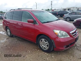 2006 Honda Odyssey EX-L z VIN 5FNRL38606B412941, wystawiony jako IAAI lot #42565125 z przebiegiem 228 682 mil mil oraz . Historia ofert i sprzedaży dostępna na DreamBid. Obrazek 1.