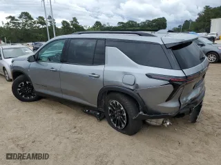 2024 Chevrolet Traverse AWD Z71 with VIN 1GNEVJKS0RJ144142, listed as a Copart auction lot 74747334 with 6,711 mi miles and Salvage Title. Bid and sale history available at carsss.com. Image 2.
