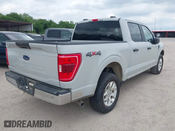 2023 Ford F-150 XL with VIN 1FTFW1E50PKE94894, listed as a IAAI auction lot 42140518 with 35,109 mi miles. Bid and sale history available at carsss.com. Image 4.