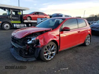 2013 Volkswagen GTI w/Conv & Sunroof z VIN WVWFD7AJ7DW076848, wystawiony jako Copart lot #80645014 z przebiegiem 127 077 mil mil oraz Szkoda całkowita • Salvage title. Historia ofert i sprzedaży dostępna na DreamBid. Obrazek 1.