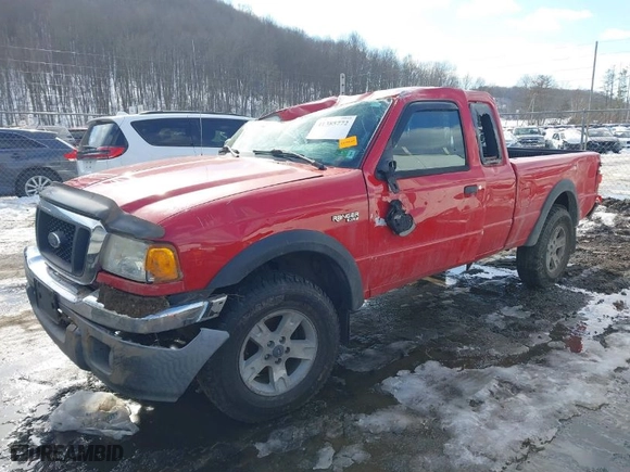 2004 Ford Ranger XL Fleet with VIN 1FTZR45E04PB18619, listed as a IAAI auction lot 41385772 with 147,019 mi miles. Bid and sale history available at carsss.com. Image 2.