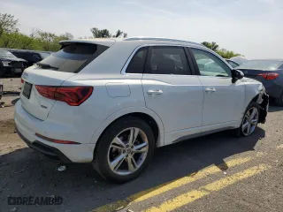 2020 Audi Q3 S line Premium Plus with VIN WA1EECF36L1030607, listed as a Copart auction lot 54425725 with 45,796 mi miles and Salvage Title. Bid and sale history available at carsss.com. Image 3.