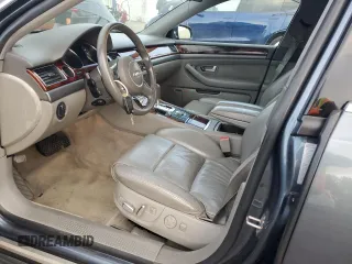 2004 Audi A8 L with VIN WAUML44E74N001111, listed as a Copart auction lot 88940235 with 220,191 mi miles and Salvage Title. Bid and sale history available at carsss.com. Image 7.