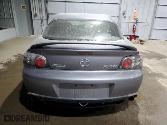 2004 Mazda RX-8 with VIN JM1FE173440117359, listed as a Copart auction lot 86124374 with 92,598 mi miles and Salvage Title. Bid and sale history available at carsss.com. Image 6.