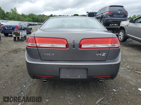 2012 Lincoln MKZ with VIN 3LNHL2GC1CR827205, listed as a Copart auction lot 58235995 with 101,577 mi miles and Clean title. Bid and sale history available at DreamBid. Image 6.