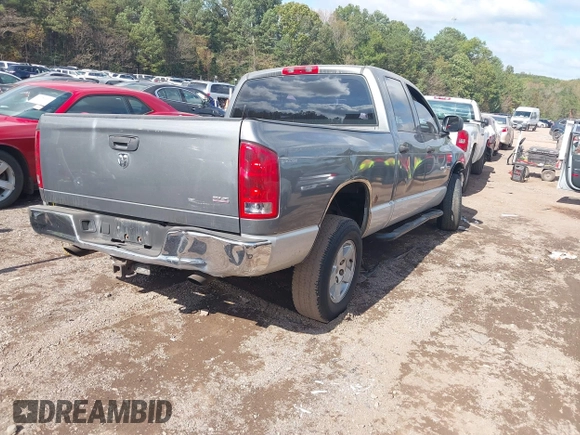 2005 Dodge 1500 SLT with VIN 1D7HA18N95S210796, listed as a IAAI auction lot 40763914 with 216,415 mi miles. Bid and sale history available at carsss.com. Image 4.