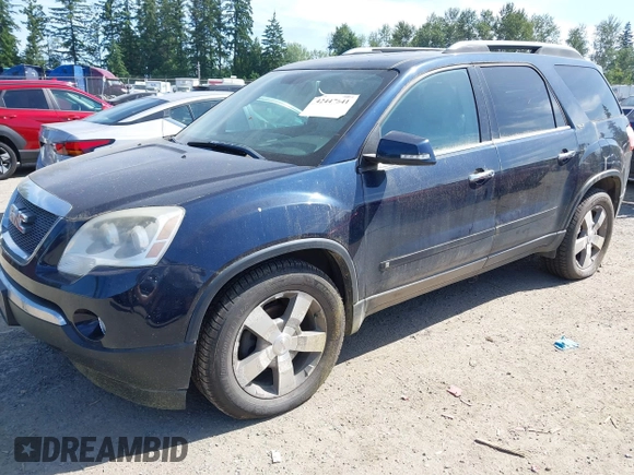 2009 GMC Acadia SLT2 with VIN 1GKER33D19J197400, listed as a IAAI auction lot 42447641 with 159,960 mi miles and . Bid and sale history available at DreamBid. Image 2.
