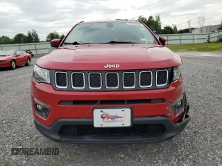 2017 Jeep Compass Latitude z VIN 3C4NJDBB5HT681683, wystawiony jako Copart lot #62938685 z przebiegiem 163 017 mil mil oraz Szkoda całkowita • Salvage title. Historia ofert i sprzedaży dostępna na DreamBid. Obrazek 5.