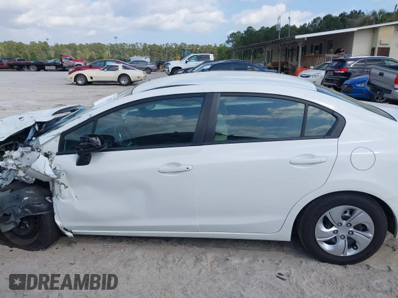 2014 Honda Civic Sedan LX with VIN 2HGFB2F53EH500810, listed as a IAAI auction lot 41952317 with 137,567 mi miles. Bid and sale history available at carsss.com. Image 14.